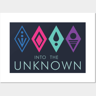 into the unknown Posters and Art